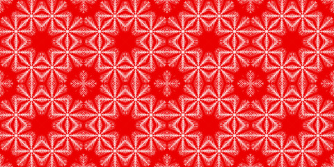 Christmas seamless pattern. Christmas background banner red. Frost pattern. Happy New Year.