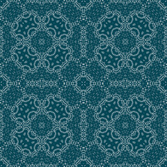 Christmas seamless pattern. Christmas background blue. Snowflake pattern. Happy New Year