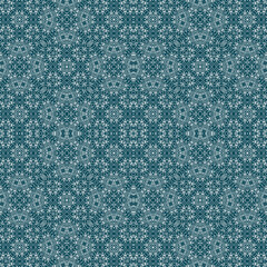 Christmas seamless pattern. Christmas background blue. Snowflake pattern. Happy New Year
