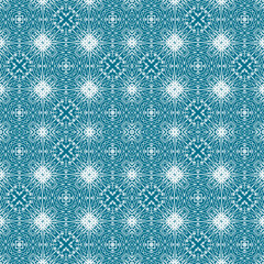 Christmas seamless pattern. Christmas background blue. Snowflake pattern. Happy New Year