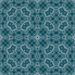 Christmas seamless pattern. Christmas background blue. Snowflake pattern. Happy New Year