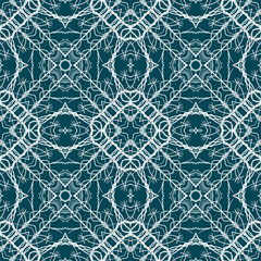 Christmas seamless pattern. Christmas background blue. Snowflake pattern. Happy New Year