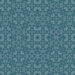Christmas seamless pattern. Christmas background blue. Snowflake pattern. Happy New Year
