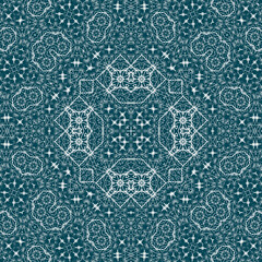 Christmas seamless pattern. Christmas background blue. Snowflake pattern. Happy New Year
