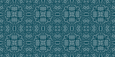 Fototapeta premium Christmas seamless pattern. Christmas background banner blue. Frost pattern. Happy New Year.