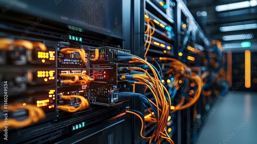 Poster Optimizing fiber optic infrastructure in data centers insights for global tech hubs in the digital age