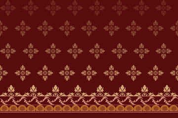 Damask seamless patterns feature intricate, symmetrical motifs inspired by floral or ornamental designs. Often elegant and timeless, they are ideal for sarong, clothing, wallpaper, print, decorated.