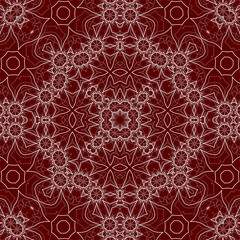 Christmas seamless pattern. Christmas background red. Merry Christmas. Happy New Year.