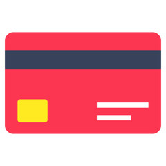 Fototapeta premium An icon design of credit card