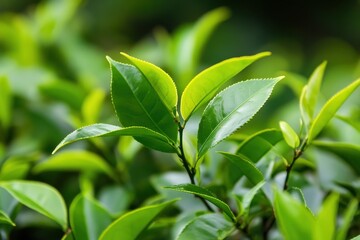 Obraz premium A tea estate is where tea is grown and harvested for drinks