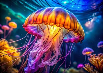 Baltimore Aquarium Jellyfish Exhibit: Underwater Wonders, Rule of Thirds Photography