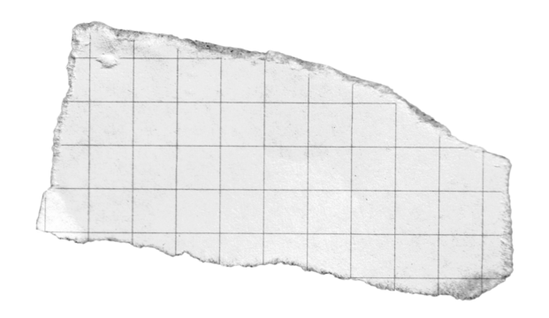 torn paper vintage note grid memo black and white
