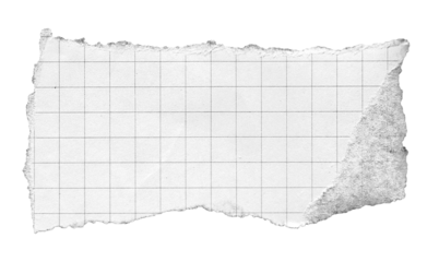 torn paper vintage note grid memo black and white