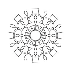 mandala design for meditation and coloring book, relaxing mandala art for inner peace, mandala art for wall art, henna design, tattoo design