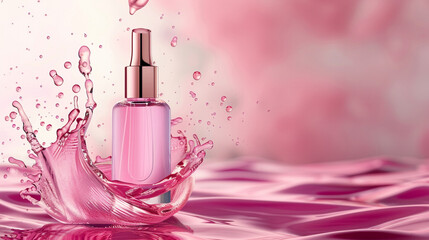 pink polish on white