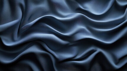 Fototapeta premium Soft Elegant Blue Fabric Texture for Background Design and Art