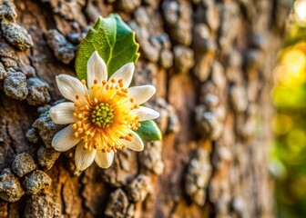Blooming Holm Oak Flower, Cork Oak Blossom, Quercus Ilex Flower, Springtime Oak Tree,  Closeup Oak Tree Bloom,  Nature Photography,  Detailed Oak Flower