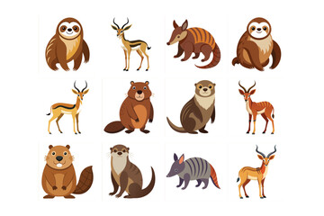 set of animals