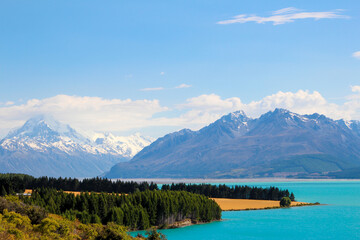 lake pukaki new zealand