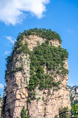 Zhangjiajie scenic area in Hunan Province, China