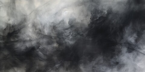 Hand painted abstract black watercolor background