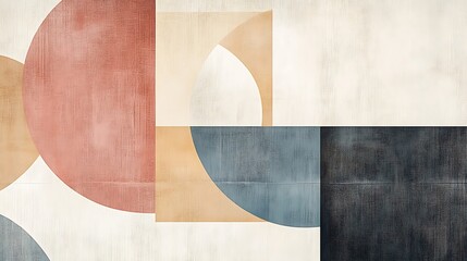 Calming Rhythms Illustration Featuring Soft Waves and Harmonious Abstract Patterns