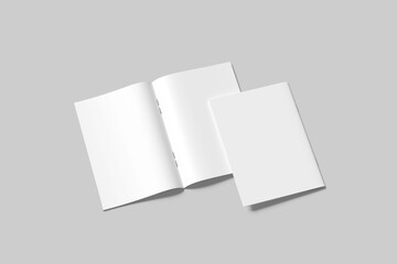 Blank a4 catalog white