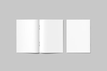 Blank a4 catalog white