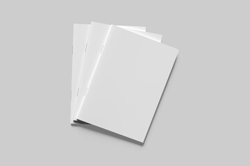 Blank a4 catalog white