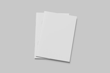 Blank a4 catalog white