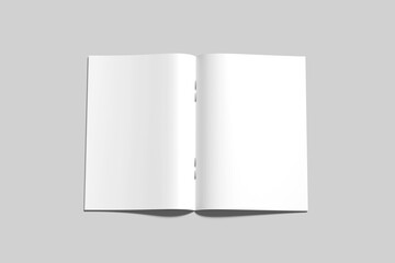 Blank a4 catalog white