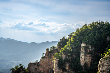 Zhangjiajie scenic area in Hunan Province, China
