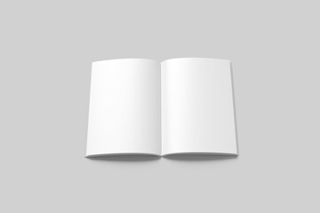 Blank a4 magazine white