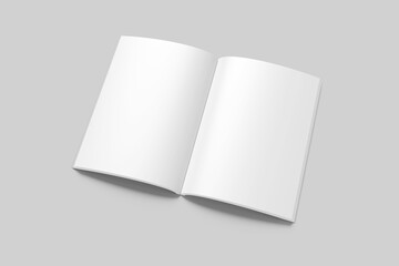 Blank a4 magazine white