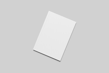 Blank a4 magazine white