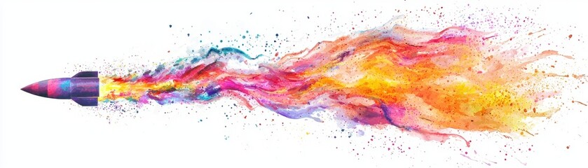 A vibrant and dynamic explosion of colors representing creativity and innovation. Perfect for design projects and digital media.