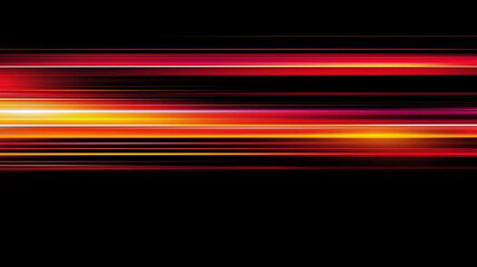  Dynamic Gradient Abstract: Vibrant Horizontal Light Streaks on Black Background. Perfect for Futuristic and Speed-Related Designs.