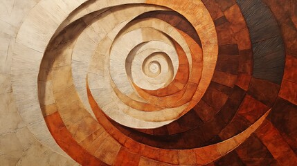 Calming Rhythms Illustration Featuring Soft Waves and Harmonious Abstract Patterns