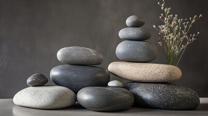 Calming Rhythms Illustration Featuring Soft Waves and Harmonious Abstract Patterns