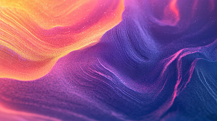 Abstract Vibrant Hues Swirling Nebula of Color and Light