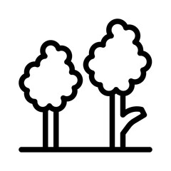 Blooming Tree line icon