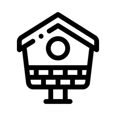 Birdhouse line icon