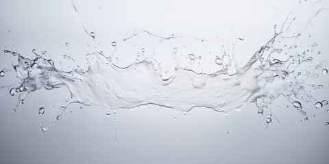 Dynamic Water Splash Captured with Crystal Clear and Appealing Droplets of Water