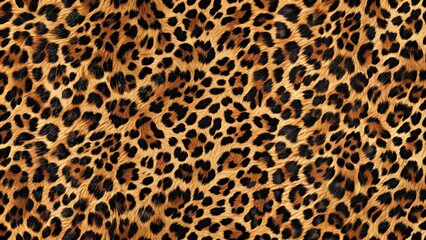 Silhouette seamless Leopard print pattern texture