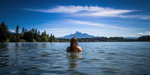 Experience the serene beauty of mountain lakes, where nature and tranquility converge beautifully