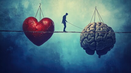 Heart vs Brain: A Tightrope Walk
