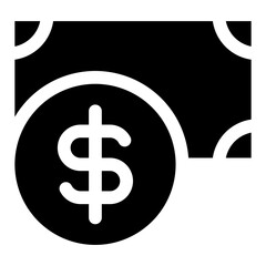 Money Vector, Icon Or Logo Sign Isolated Symbol Illustration Glyph Icon