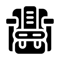 Massage glyph icon