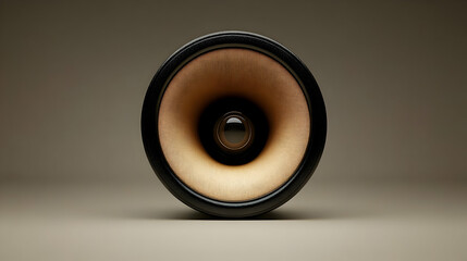 3D Render Speaker Cone Illustration