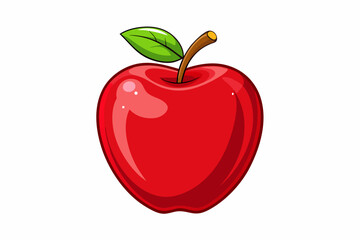 red apple